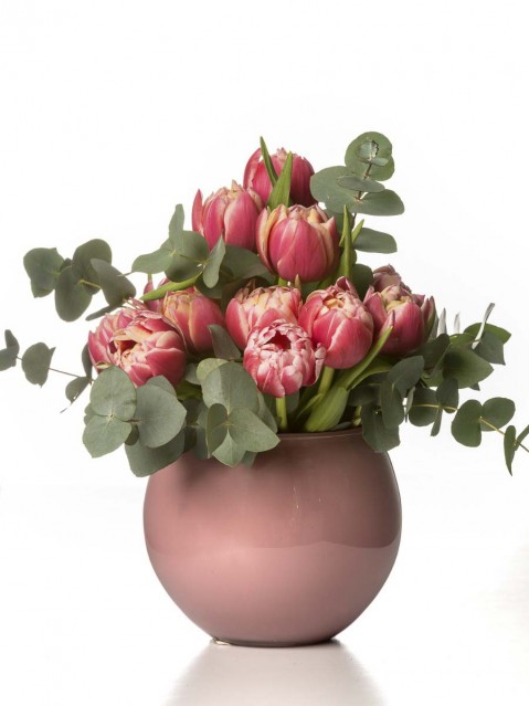 Composizioni di fiori freschi in vaso