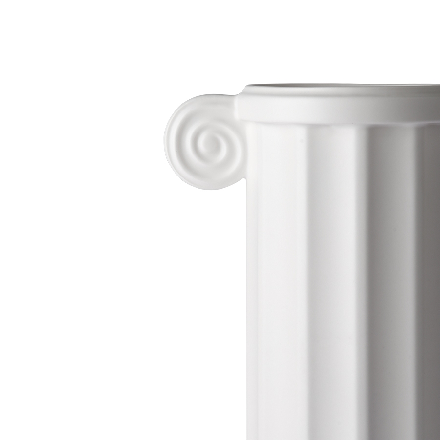 Vaso in stile ionico bianco large