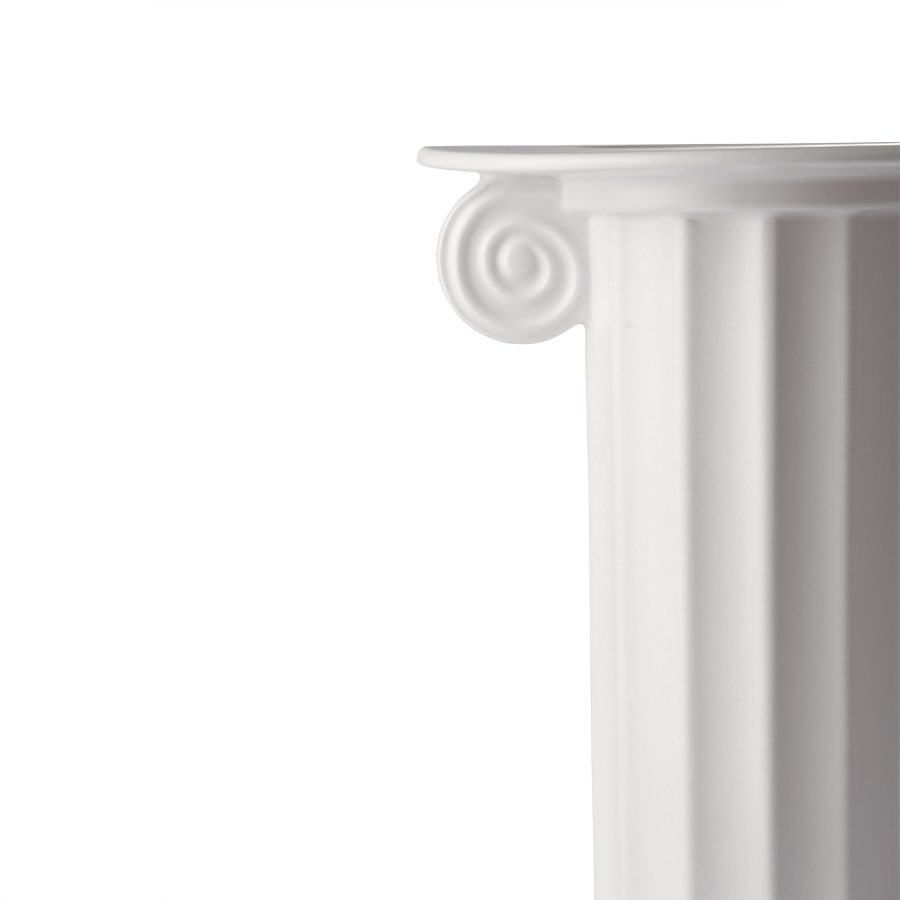 Vaso in stile ionico bianco small