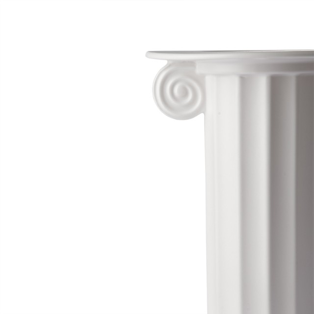 Vaso in stile ionico bianco small